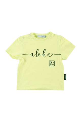 Loud Apparel Baby Shadow Lime Aloha T-shirt