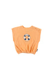 Loud Apparel Baby Soft Orange Top + Bloomer Set