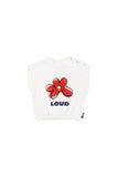 Loud Apparel Gardenia Charm Tee + Flower AOP Nostalgia Bloomers Set
