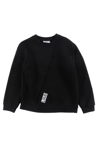 Loud Apparel Black Light Textured Sweater