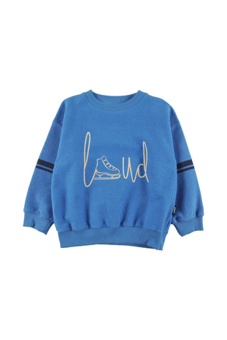 Loud Apparel Baby Malibu Blue High Sweater