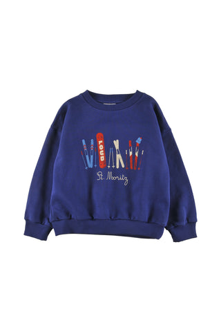 Loud Apparel Baby Navy Blue St. Moritz Sweater