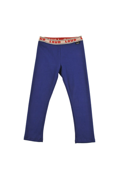 Loud Apparel Baby Navy Blue Hotel Leggings