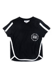 Loud Apparel Felicita Black Relaxed Fit T-shirt