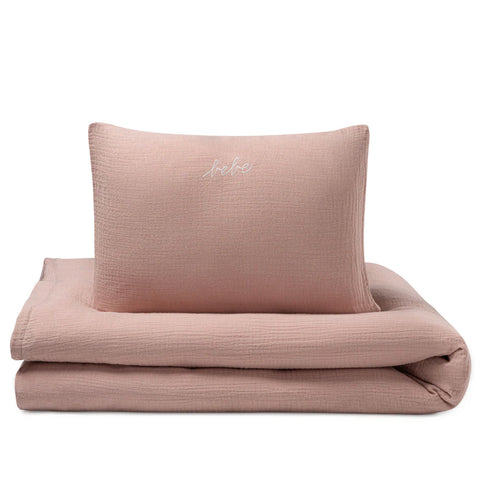 Domani Home 3 Piece Pink Crib Set in Pouch with Inserts Included