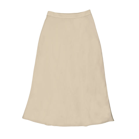 Coco Blanc Oat Silk Skirt