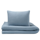 Domani Home 3 Piece Blue Crib Set in Pouch with Inserts Included