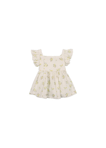 The New Society Baby Valley Printed Dress + Bloomer Set