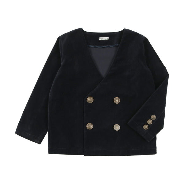 Lil Legs Analogie Black Velvet Blazer VBLZ-BLA-24