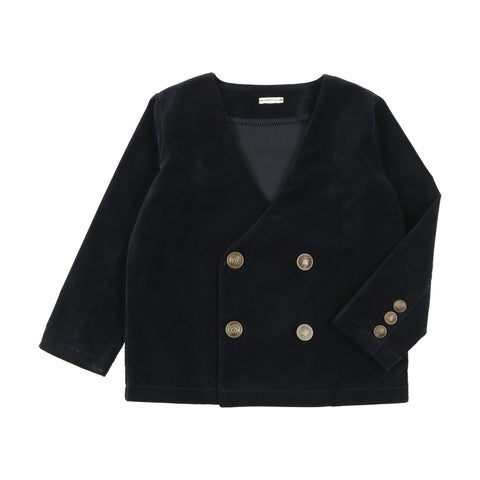 Lil Legs Analogie Black Velvet Blazer VBLZ-BLA-24