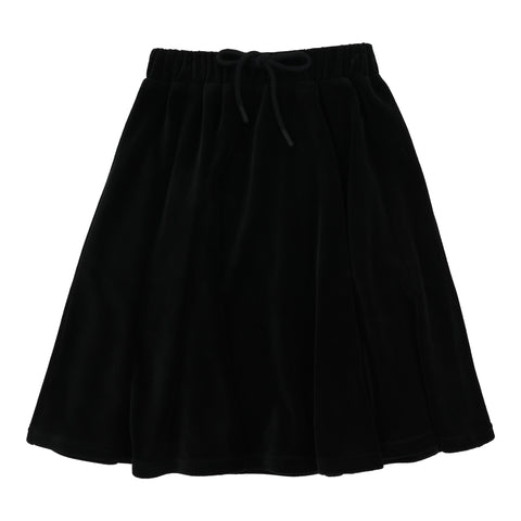 Lil Legs Black Velour Circle Skirt VCSK-BLA