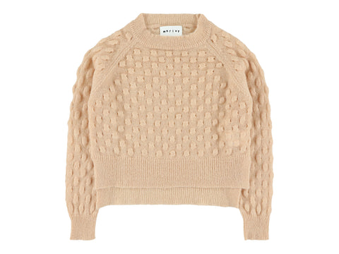 Morley Blush Vicky Waffle Sweater