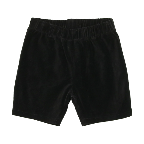 Lil Legs Analogie Black Velvet Shorts VS-BLA-24