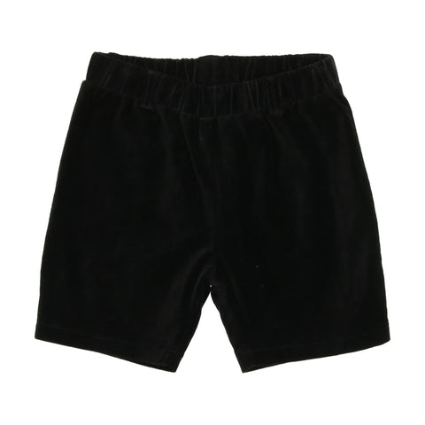 Lil Legs Analogie Black Velvet Shorts