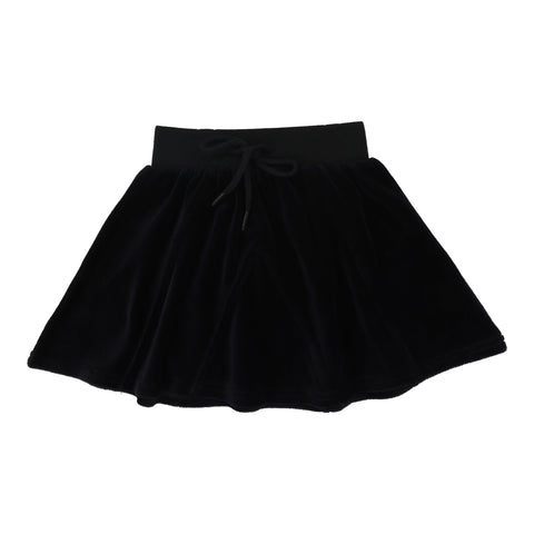 Lil Legs Analogie Black Velour Skirt