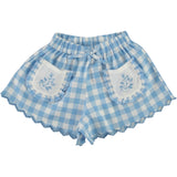 Bebe Organic Viola Sailor Check Top with Shorts Set