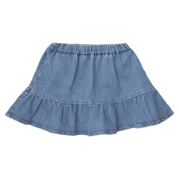 Tocoto Vintage Blue Denim Mini Skirt