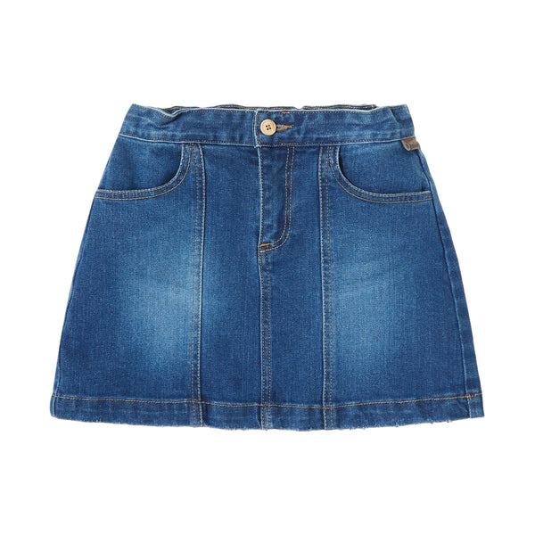 Tocoto Vintage Blue Denim Mini Skirt