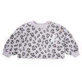 Tocoto Vintage Baby Purple Animal Print Sweat Set