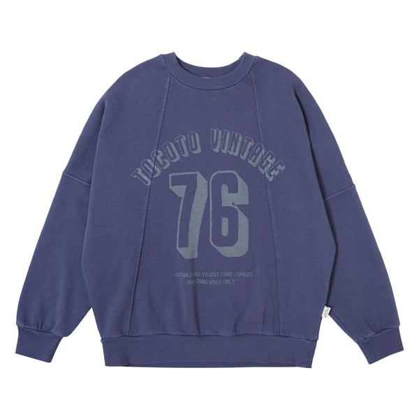 Tocoto Vintage Navy 76 Sweatshirt