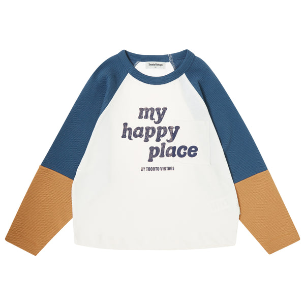 Tocoto Vintage Off White My Happy Place T-shirt