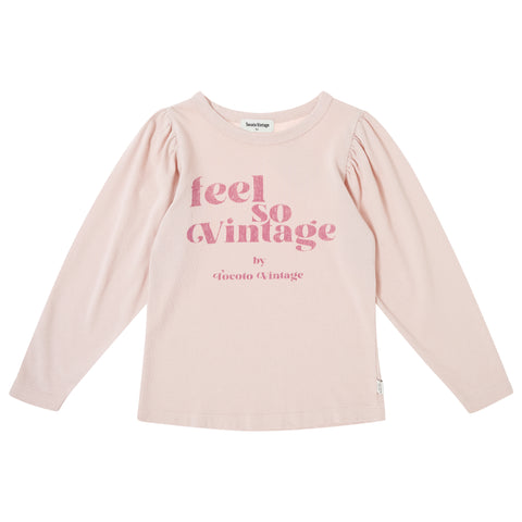 Tocoto Vintage Pink Feel So Vintage T-shirt