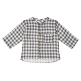 Tocoto Vintage Grey Checked Shirt+ Bloomer Set