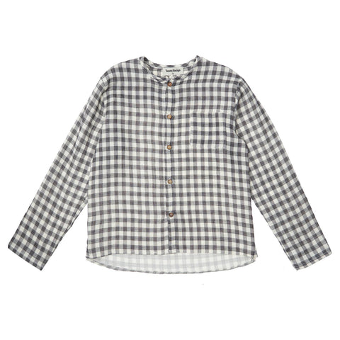 Tocoto Vintage Grey Checked Shirt