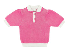 Vintage pink knit polo sullen ours タイラー Bow Knit Sweater Women Cute Pullover with Bow Design Long