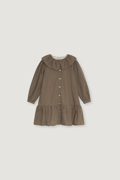 The New Society Wander Check Printed Dress