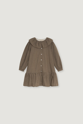 The New Society Wander Check Printed Dress