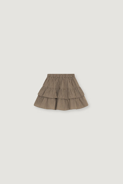 The New Society Wander Check Skirt