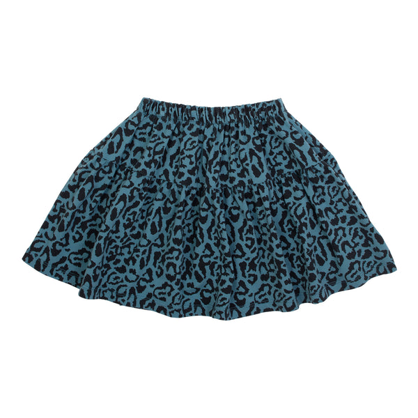 Wynken Forest Green Animal Print Stelle Skirt