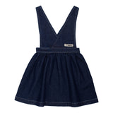 Wynken Mid Blue Denim Short Chio Pinafore