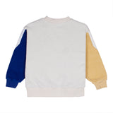 Wynken Ecru Mix Fluffy Panel Sweatshirt