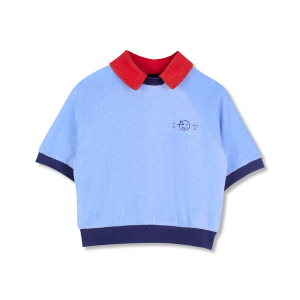 Wynken Pale Blue Beach Polo