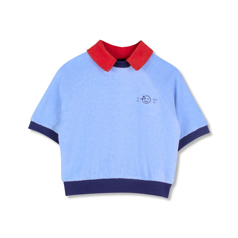 Wynken Pale Blue Beach Polo