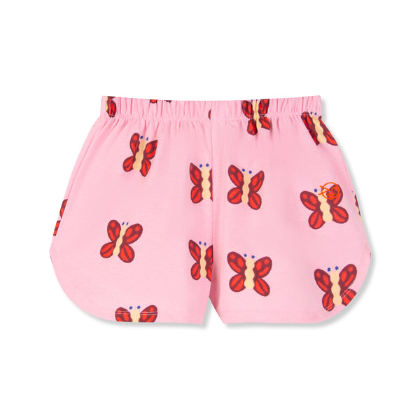 Wynken Candy Butterfly Scooped Deck Shorts