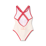 Wynken Ecru Flutter Flutter Swimsuit