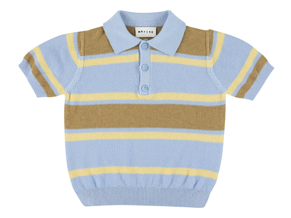 Morley Blue Flax Fine Woods Polo