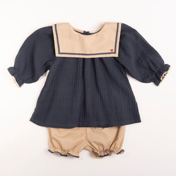 Wild Wawa Navy Mariner Belle Set