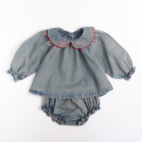 Wild Wawa Denim Darling Georgina Set