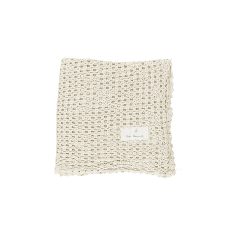 Bebe Organic Natural Waffle Blanket