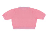 Morley Soft Pink & Lilac Xane Girls Knit Sweater