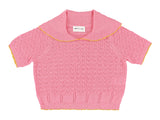 Morley Soft Pink Xango Girls Knit Sweater