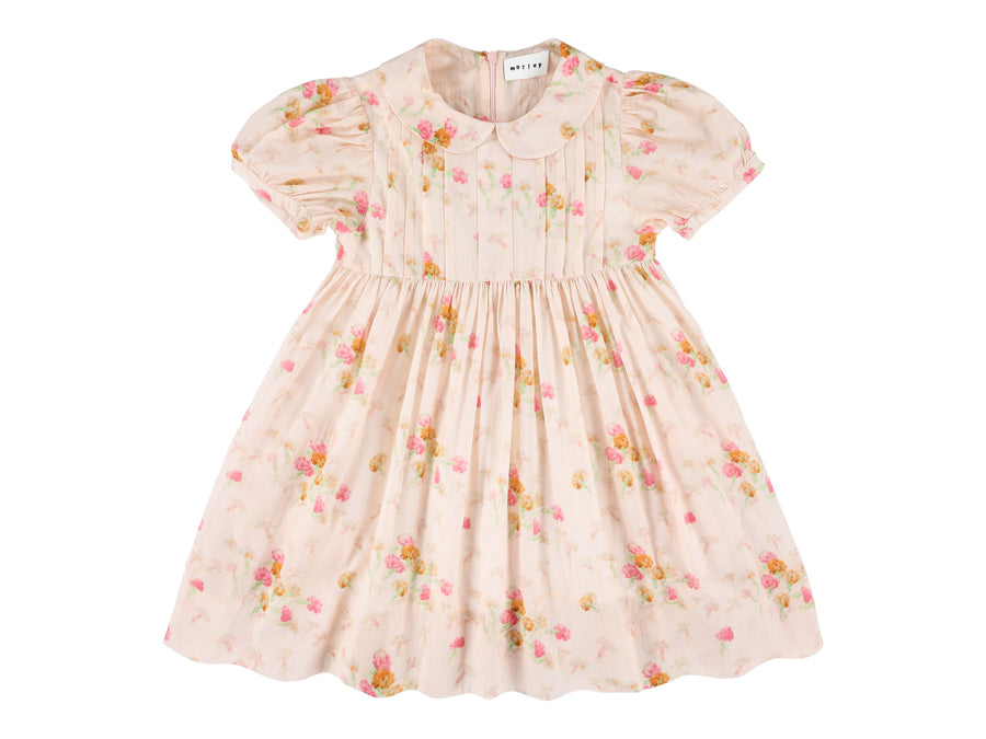 morley blush dress with pleats Morley Rose Diana Ydol Dress