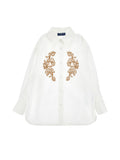 Ermanno Scervino White Embroidered Blouse