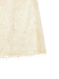 Ermanno Scervino Cream Floral Lace Skirt