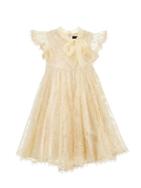 Ermanno Scervino Cream Lace Dress