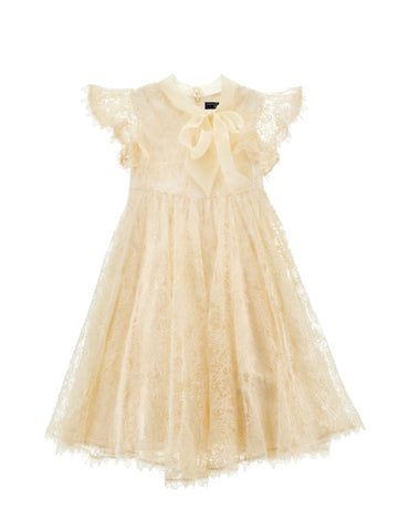 Ermanno Scervino Cream Lace Dress
